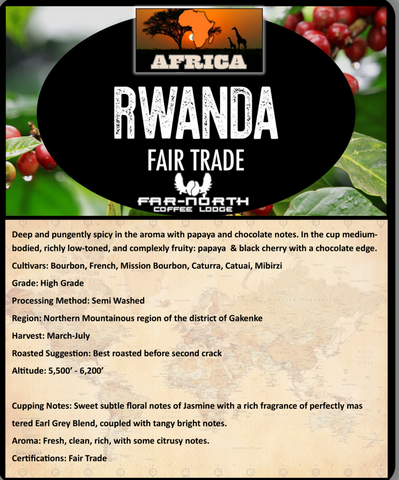 GREEN BEANS "Rwanda Fair Trade"