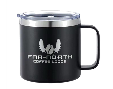 Far-North 14 Oz. "Stubby Handle" Mug