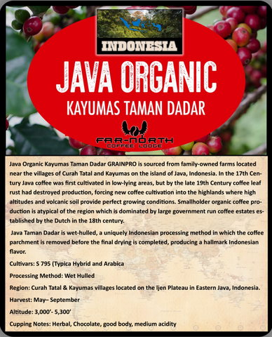 CUSTOM ROAST "Java Organic"