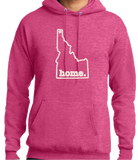"Idaho home." Hooded Sweatshirt